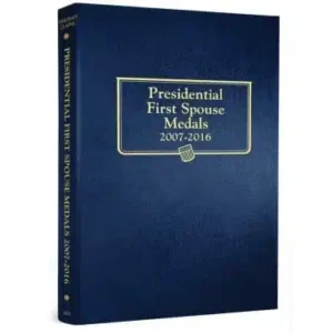 Presidential First Spouse Medal Album 2007-2016, Classic Blue, front cover image view-21656
