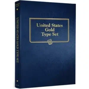 21662-United States Gold Coin Type Set Album-front cover image view-TN