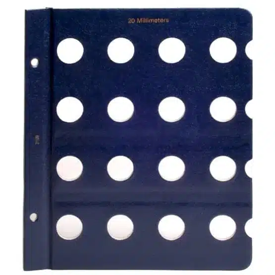 21685-Whitman 20mm Classic Blue Blank Page image view-TN
