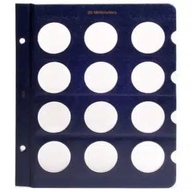 21701-Whitman 36mm Classic Blue Blank Page image view-TN