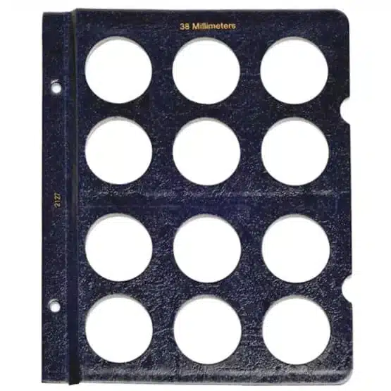 21703-Whitman 38mm Classic Blue Blank Page image view