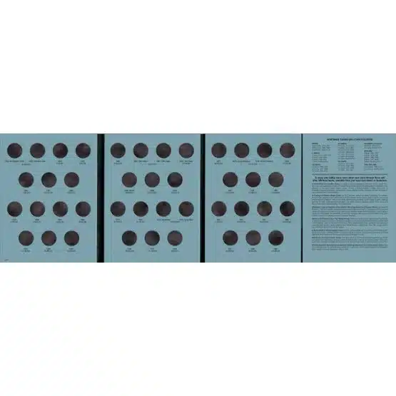 Canadian coin storage folder, opened image view-20899