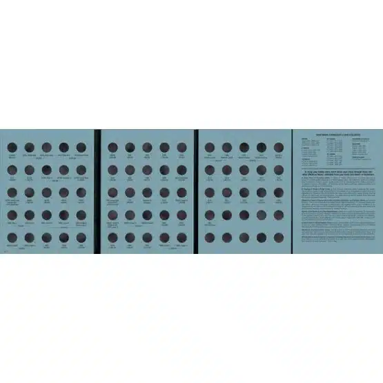 Canadian 5 Cent Silver Coin Folder 1858-1921 by Whitman-opened image view-20909