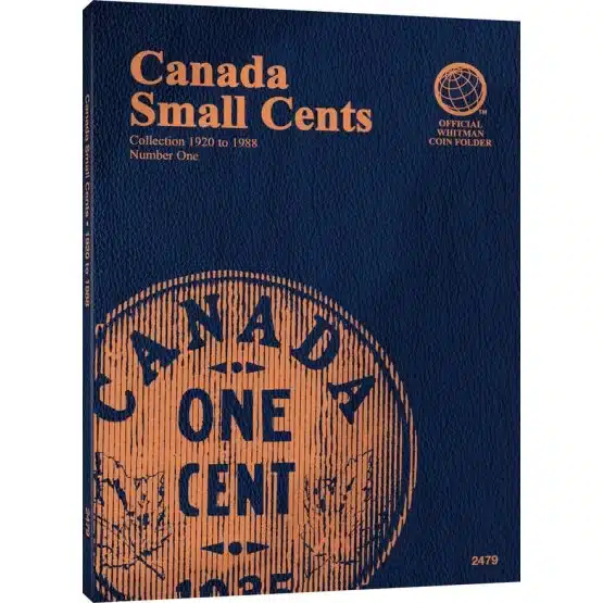 Canadian Small Cents Coin Folder 1920-1988 by Whitman NO. 1-front cover image view-20894