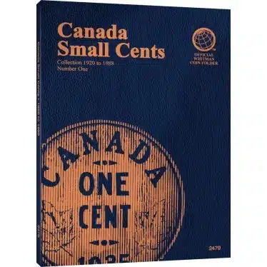 Canadian Small Cents Coin Folder 1920-1988 by Whitman NO. 1-front cover image view-20894TN