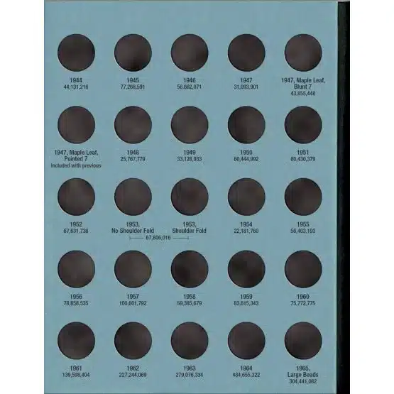 Canadian Small Cents Coin Folder 1920-1988 by Whitman NO. 1-page 2 image view-20894