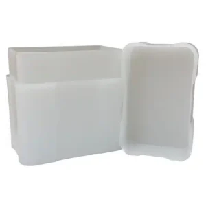 Silver bar tube with snap-tight lid-21719