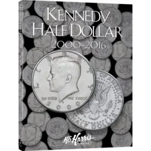 Kennedy Half Dollar #3 Coin Folder Starting 2000 by H.E. HARRIS-front cover image view-20804TN