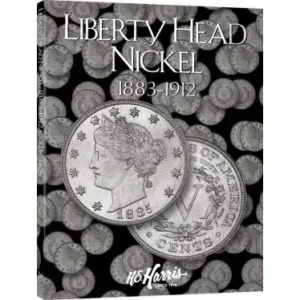 Liberty Head Nickel Coin Folder 1883-1912 by H.E. HARRIS-front cover image view-20778TN