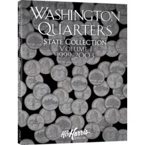 State Quarter Collection #1 Coin Folder 1999-2003 by H.E. HARRIS-front cover image view-20794TN