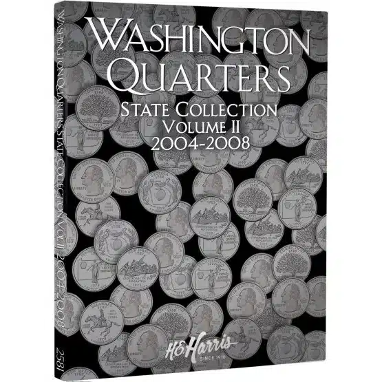 State Quarter Collection #2 Coin Folder 2004-2008 by H.E. HARRIS-front cover image view-20795
