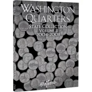 State Quarter Collection #2 Coin Folder 2004-2008 by H.E. HARRIS-front cover image view-20795TN