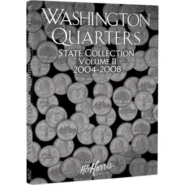 State Quarter Collection #2 Coin Folder 2004-2008 by H.E. HARRIS-front cover image view-20795TN