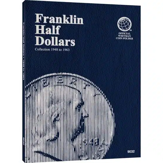 Whitman Coin Folder Franklin Half Dollar 1948-1963 36 Inserts-front cover image view-20194