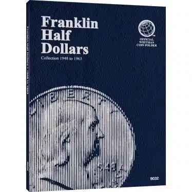 Whitman Coin Folder Franklin Half Dollar 1948-1963 36 Inserts-front cover image view-20194TN