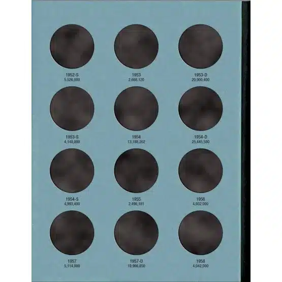 Whitman Coin Folder Franklin Half Dollar 1948-1963 36 Inserts-page 2 image view-20194