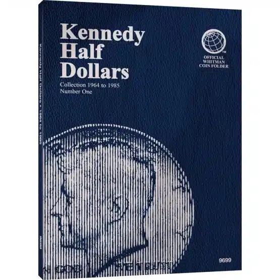 Whitman Coin Folder Kennedy Half Dollar 1964-1985 No. 1-front cover image view-20195