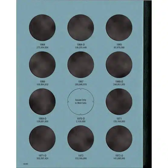 Whitman Coin Folder Kennedy Half Dollar 1964-1985 No. 1-page 1 image view-20195