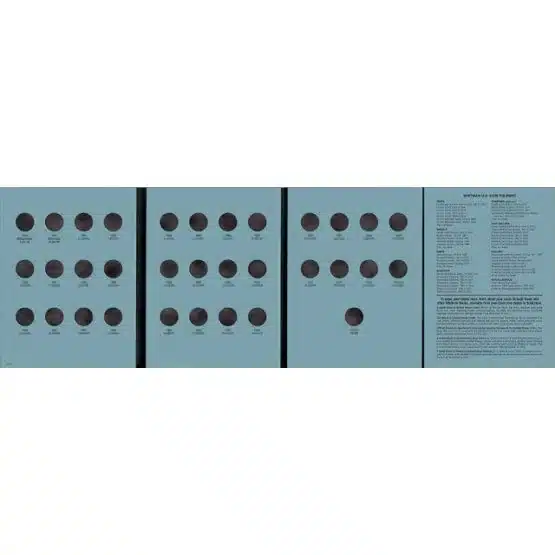 Whitman Coin Folder Liberty Head Nickel 1883-1912 Inclusive-fully opened image view-20223