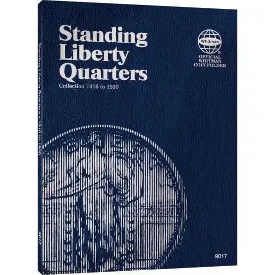 Whitman Coin Folder Liberty Standing Quarter 1916-1930-front cover image view-20226