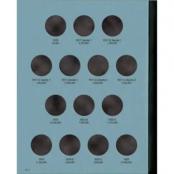 Whitman Coin Folder Liberty Standing Quarter 1916-1930-page 1 image view-20226