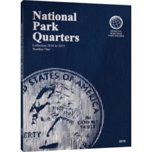 Whitman Coin Folder National Park Quarter No. 1 2010-2015 P-D-front cover image view-20190TN