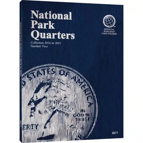 Whitman Coin Folder National Park Quarter No. 2 2016-2021 P-D-front cover image view-20191