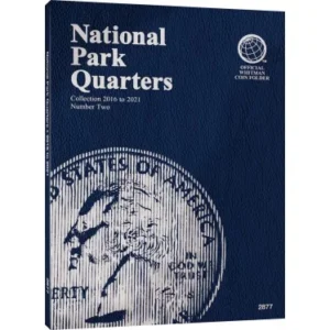 Whitman Coin Folder National Park Quarter No. 2 2016-2021 P-D-front cover image view-20191TN