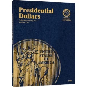 Whitman Coin Folder Presidential Dollar Volume II 2012-2016-front cover image view-20198TN