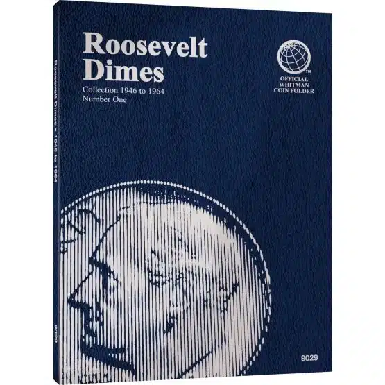 Whitman Coin Folder Roosevelt Dime No. 1 1946-1964-front cover image view-20180