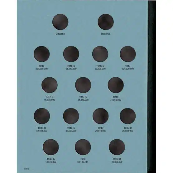 Whitman Coin Folder Roosevelt Dime No. 1 1946-1964-page 1 image view-20180