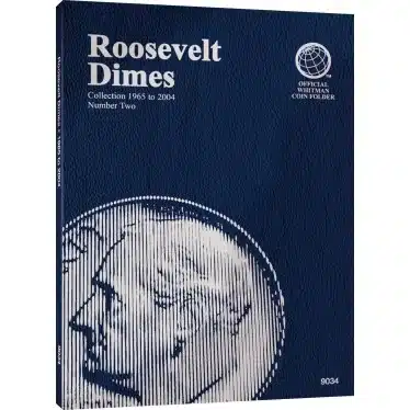 Whitman Coin Folder Roosevelt Dime No. 2 1965-2004-front cover image view-20181TN