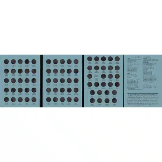 Whitman Coin Folder Roosevelt Dime No. 2 1965-2004-fully opened image view-20181