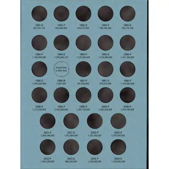 Whitman Coin Folder Roosevelt Dime No. 2 1965-2004-page 3 image view-20181