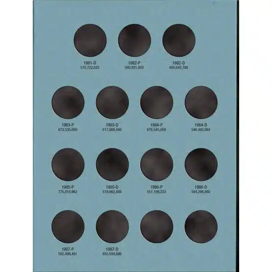 Whitman Coin Folder Washington Quarter No. 3 1965-1987-page 3 image view-20185