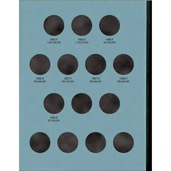 Whitman Coin Folder Washington Quarter No.4 1988-2000-page 2 image view-20186