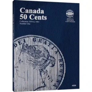 Canada half dollar folder 1870-1901, front cover image view-20911