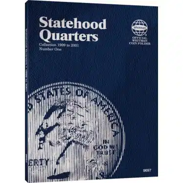 Whitman Mint Statehood Quarter Coin Folder No. 1 1999-2001 P-D-front cover image view-20187TN