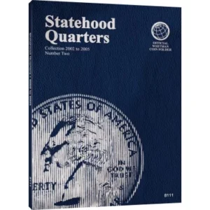Whitman Mint Statehood Quarter Coin Folder No. 2 2002-2005 P-D-front cover image view-20188TN