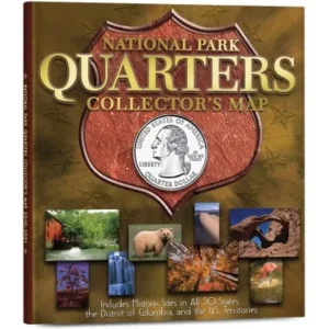 Whitman National Park Quarter Map Coin Folder 2010-2021-front cover image view-20201TN