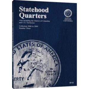 Whitman Statehood Quarter Coin Folder No. 3 2006-2009 P-D-front cover image view-20189TN