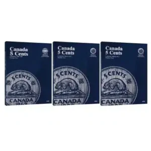 Canada 5 cents, Various Coin Folders by Whitman, front cover image view-20910-21741-42TN