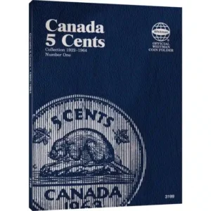 Canada nickel folder 1922-1964, front cover image view-21741