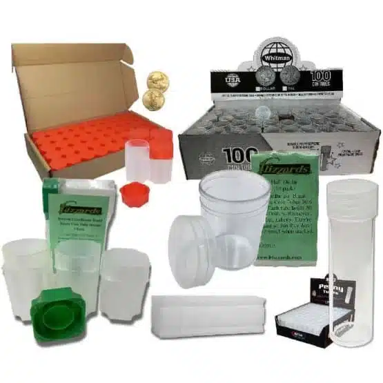 Plastic coin tubes-coin tube storage category image view