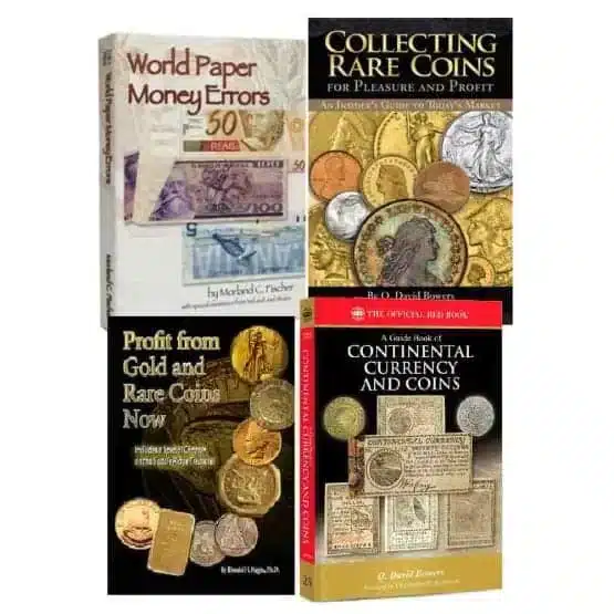 Rare coins, mint errors, currency books, category image view