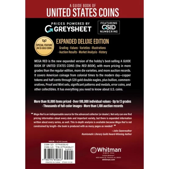 Mega Red Book 10th Edition, Rear Cover image view-21750