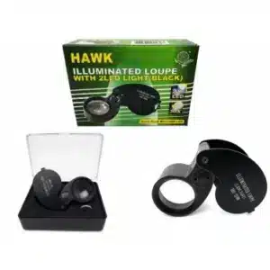 30x illuminated magnifier loupe with LED lights-20085TN