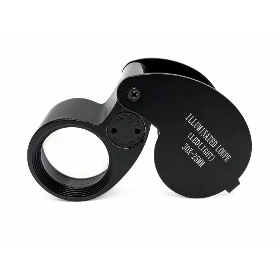 handheld magnifier with dual LED lights-20085