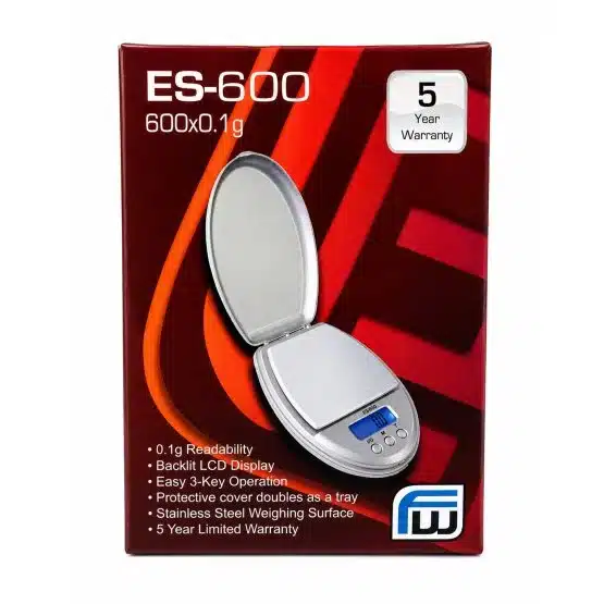 ES-600 digital gram pocket scale-20697SLV