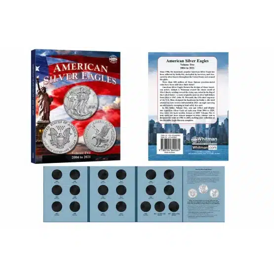 Official Whitman American Silver Eagle Folder Volume 2-20098